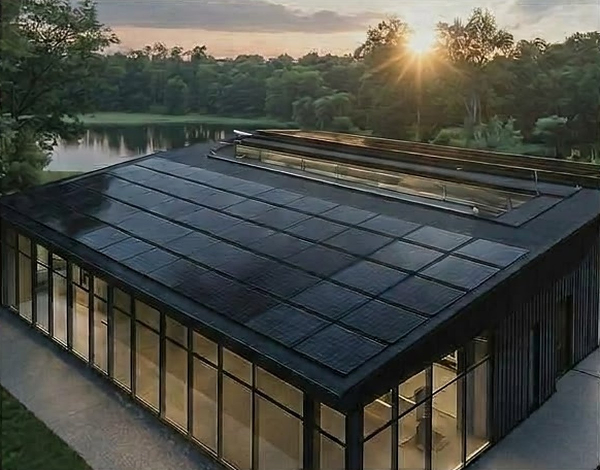 Solar powered sunroom